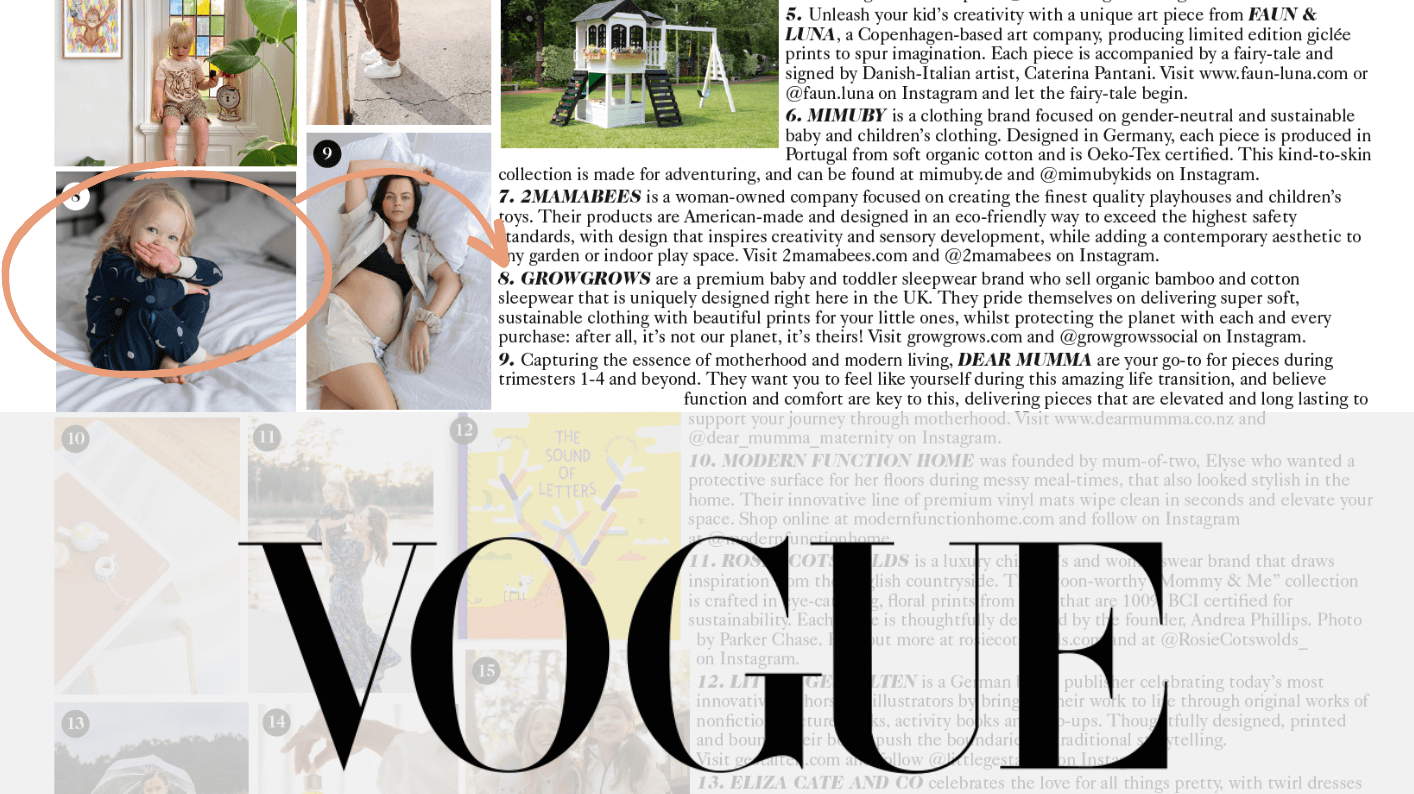 GrowGrows featured in Vogue | New Kids on the Block - GrowGrows