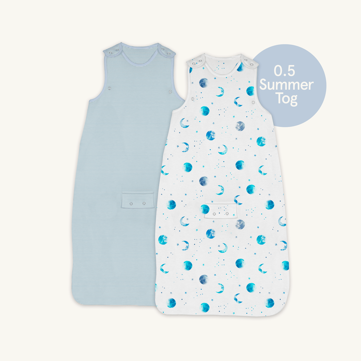 Baby Smart Sleeping Bag 2-Pack Tog Bundle Summer Season