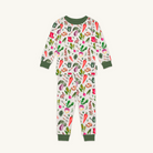 Allotment Adventure Pyjamas with vegetable allotment print made from bamboo and organic cotton from GrowGrows