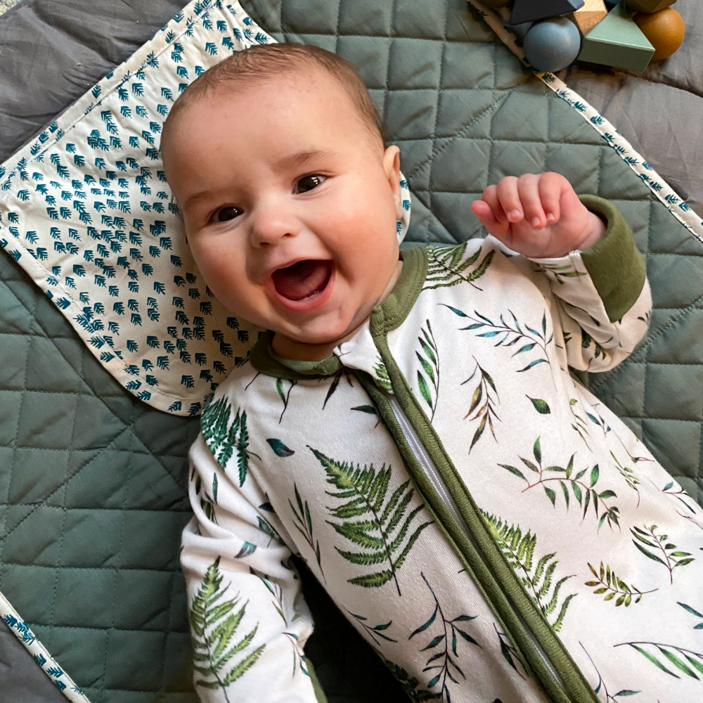 George in Country Leaf Sleepsuit